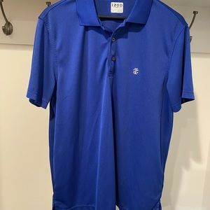 Izod blue golf polo size large
